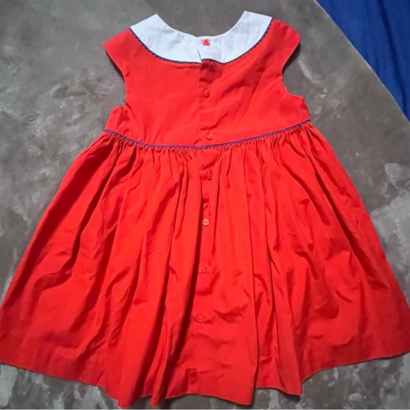Jacadi paris Red and White Dress size 3t - Picture 5 of 9
